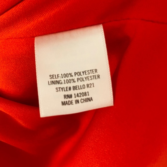 Francesca's Collection red floral mini dress - Picture 7 of 8